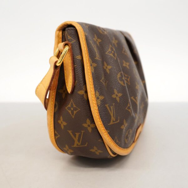 1240001052977 2 Louis Vuitton Menilmontan PM Monogram Shoulder Bag Brown