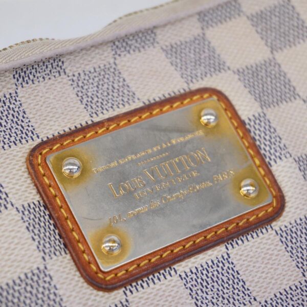 1240001052979 9 Louis Vuitton Eva Damier Azur Handbag White