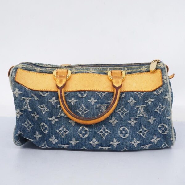 1240001052981 13 Louis Vuitton Baggy PM Monogram Denim Handbag Blue