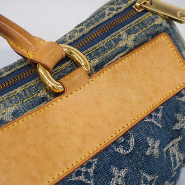 1240001052981 8 Louis Vuitton Baggy PM Monogram Denim Handbag Blue