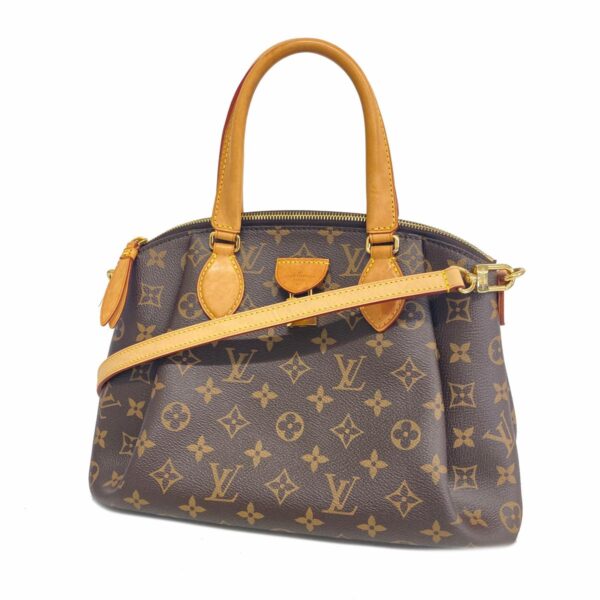 1240001052994 1 Louis Vuitton Rivolie PM Monogram Two Way Bag Brown