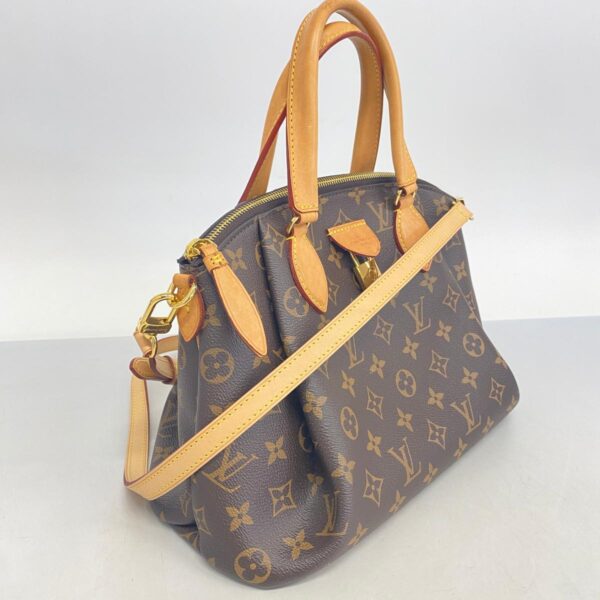 1240001052994 2 Louis Vuitton Rivolie PM Monogram Two Way Bag Brown