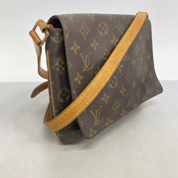 1240001053004 2 Louis Vuitton Musette Tango Long Strap Monogram Shoulder Bag Brown