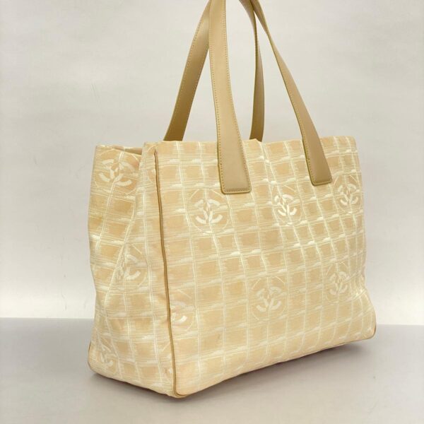 1240001053020 2 Chanel Nylon Tote Bag Beige