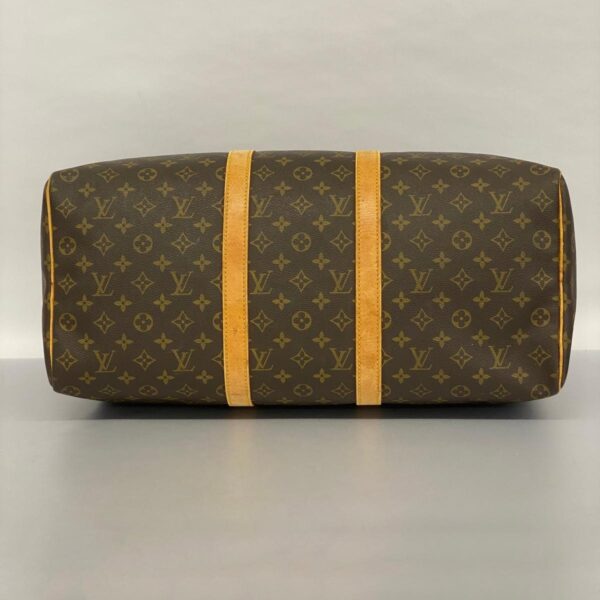 1240001053028 3 Louis Vuitton Keepall 50 Monogram Bag Brown