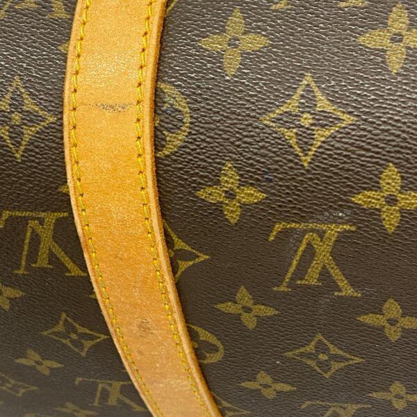 1240001053028 6 Louis Vuitton Keepall 50 Monogram Bag Brown