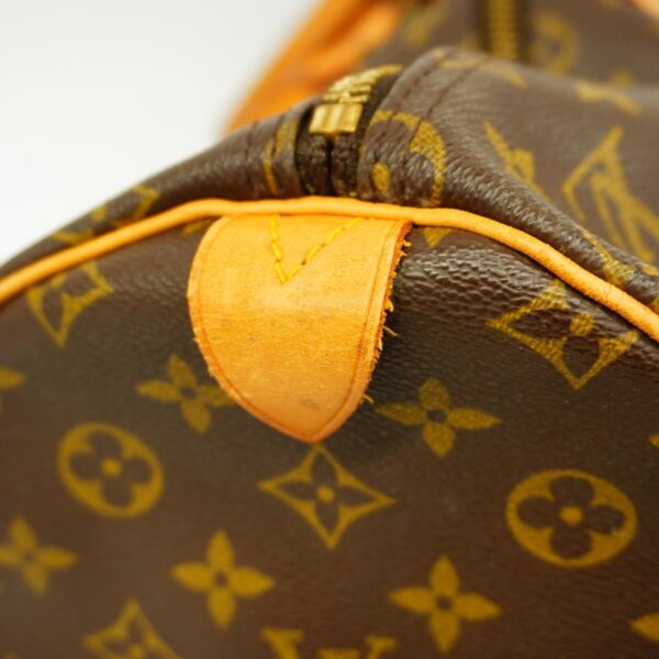 1240001053033 11 Louis Vuitton Keepall 55 Monogram Bag Brown