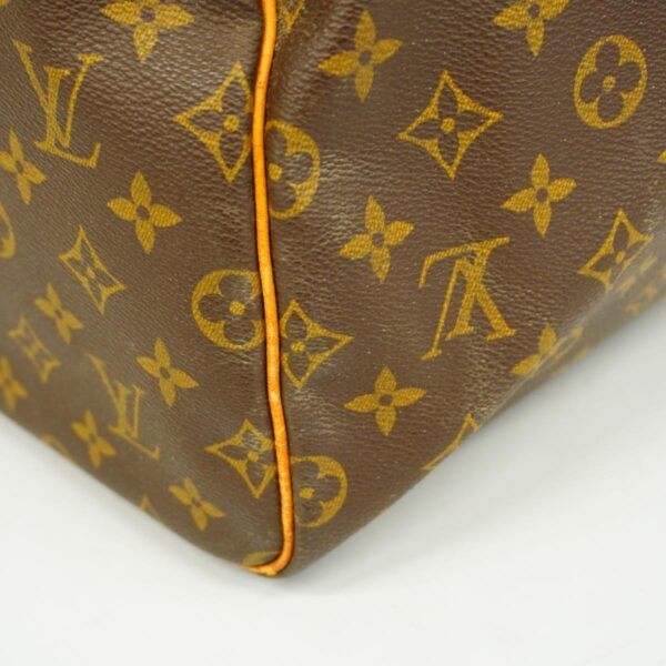 1240001053033 12 Louis Vuitton Keepall 55 Monogram Bag Brown