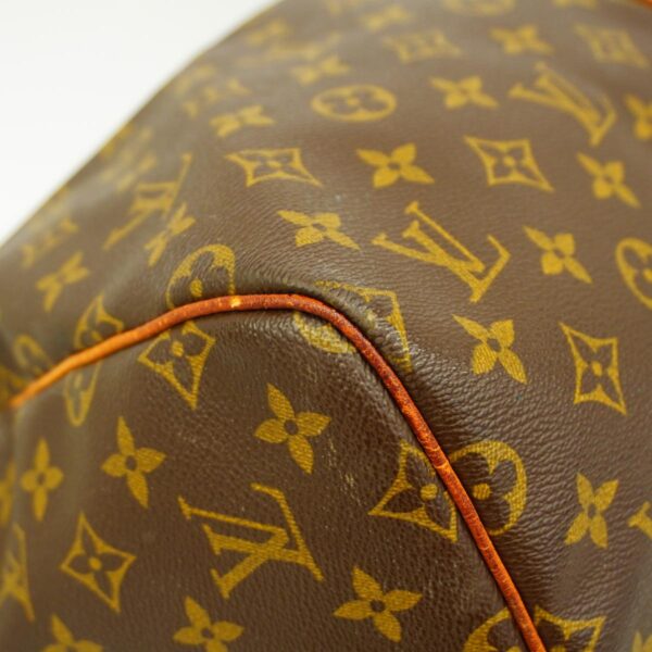 1240001053033 6 Louis Vuitton Keepall 55 Monogram Bag Brown