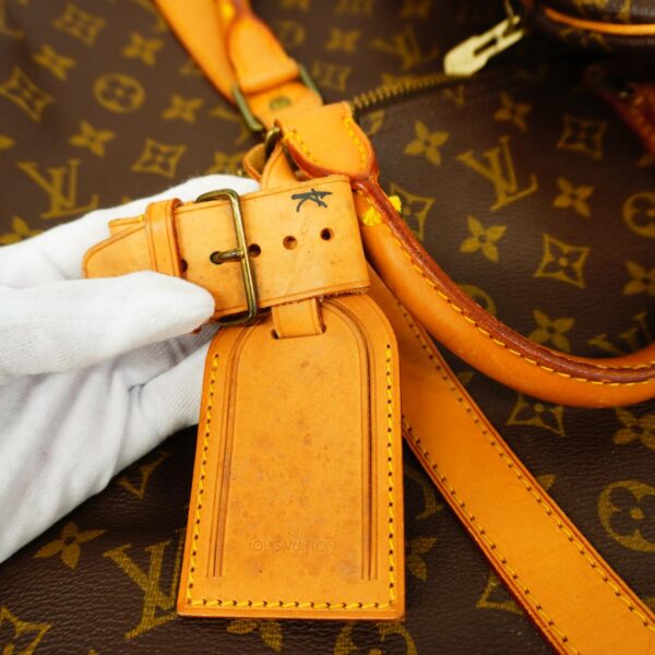 1240001053033 8 Louis Vuitton Keepall 55 Monogram Bag Brown