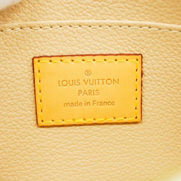 1240001053037 5 Louis Vuitton Pochette PM Damier Azur Pouch White