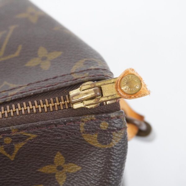 1240001053048 12 Louis Vuitton Speedy 35 Monogram Handbag Brown