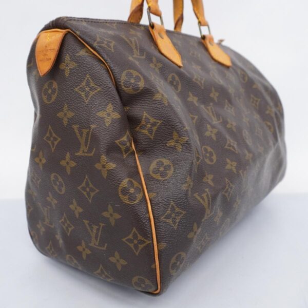 1240001053048 2 Louis Vuitton Speedy 35 Monogram Handbag Brown