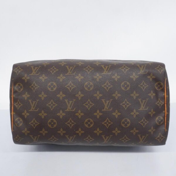 1240001053048 3 Louis Vuitton Speedy 35 Monogram Handbag Brown