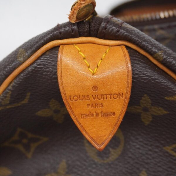 1240001053048 5 Louis Vuitton Speedy 35 Monogram Handbag Brown