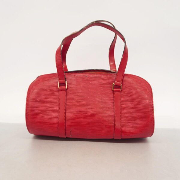 1240001053061 14 Louis Vuitton Soufflo Epi Handbag Castilian Red