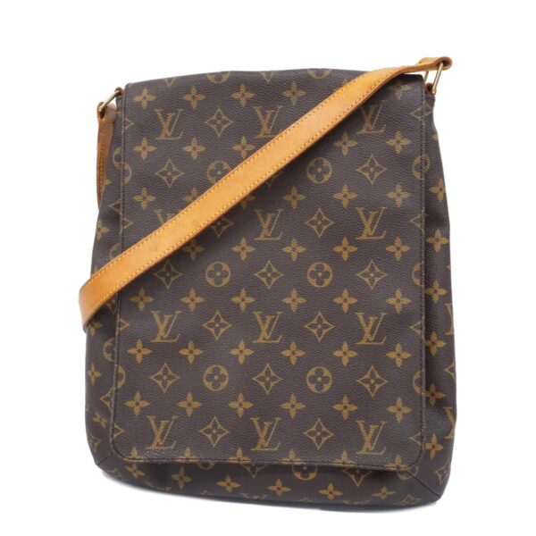 1240001053080 1 Louis Vuitton Musette Monogram Shoulder Bag Brown