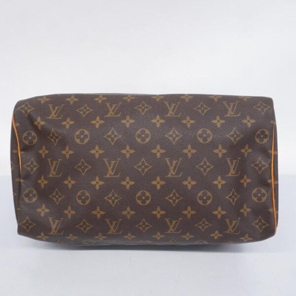 1240001053082 3 Louis Vuitton Speedy 35 Monogram Handbag Brown