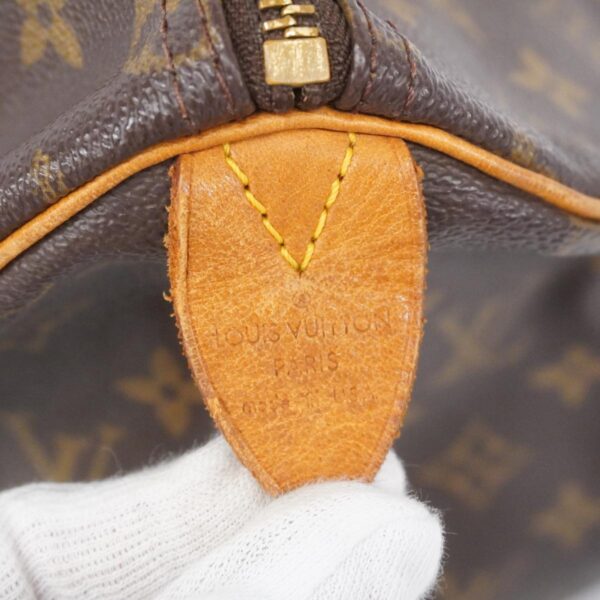 1240001053082 5 Louis Vuitton Speedy 35 Monogram Handbag Brown