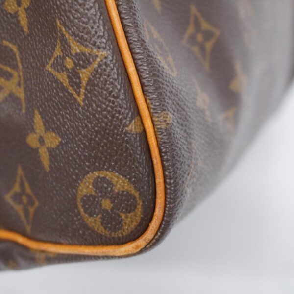 1240001053082 6 Louis Vuitton Speedy 35 Monogram Handbag Brown