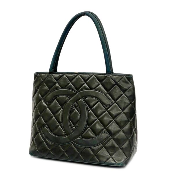 1240001053096 1 Chanel Lambskin Tote Bag Black