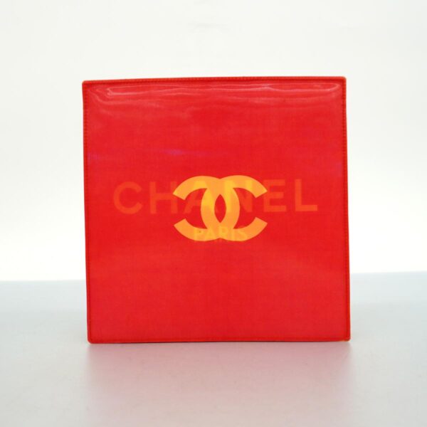 1240001053136 16 Chanel Chain Hologram Shoulder Bag Red