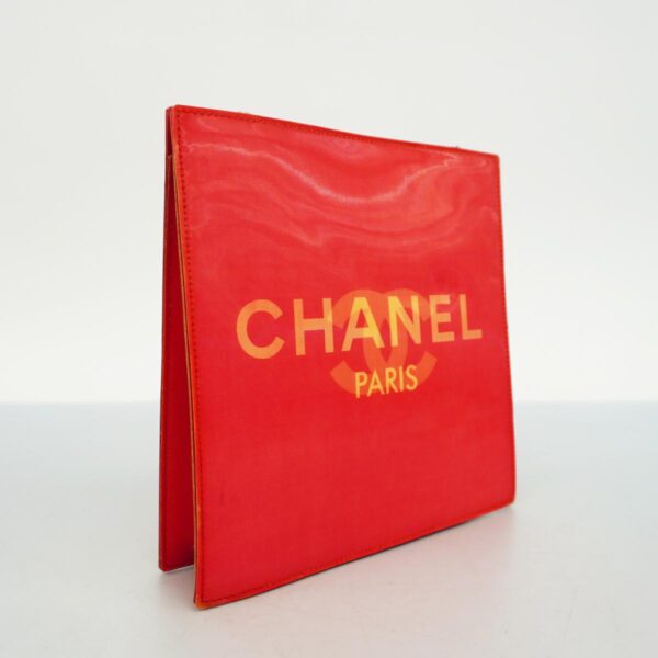 1240001053136 2 Chanel Chain Hologram Shoulder Bag Red