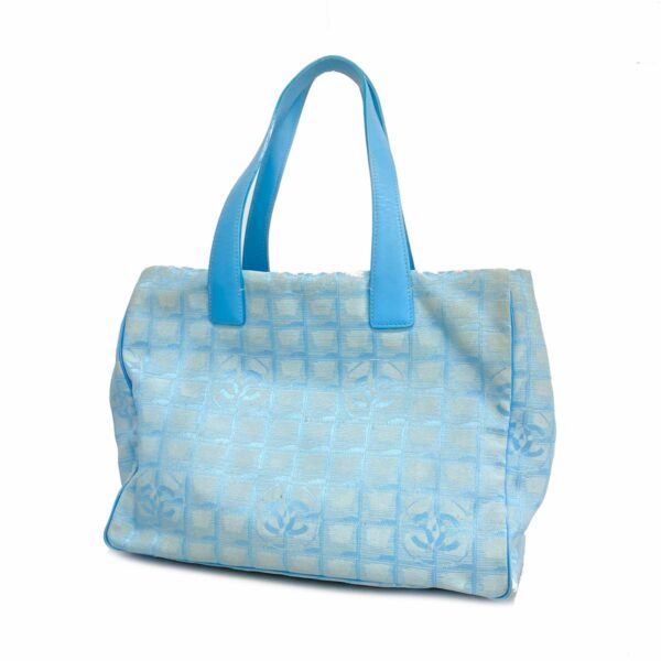 1240001053409 1 Chanel Nylon Tote Bag Blue