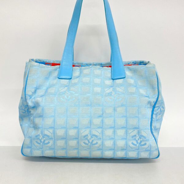 1240001053409 13 Chanel Nylon Tote Bag Blue