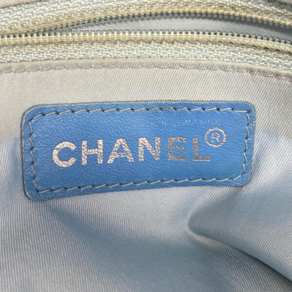 1240001053409 5 Chanel Nylon Tote Bag Blue