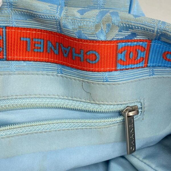 1240001053409 7 Chanel Nylon Tote Bag Blue