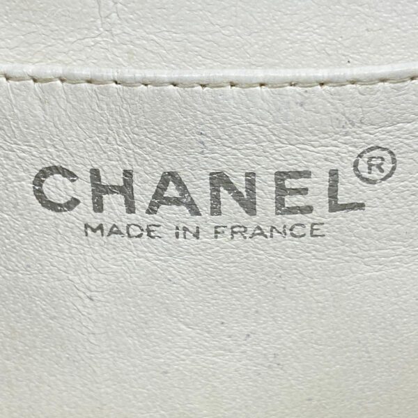 1240001053812 5 Chanel Chocolate Bar W Chain Patent Shoulder Bag Black White