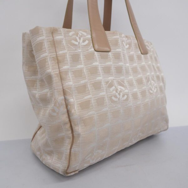 1240001054054 2 Chanel Nylon Tote Bag Beige