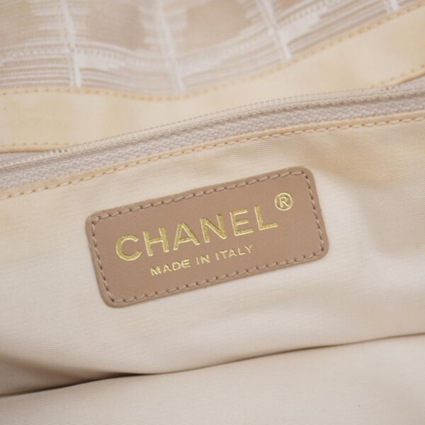 1240001054054 5 Chanel Nylon Tote Bag Beige