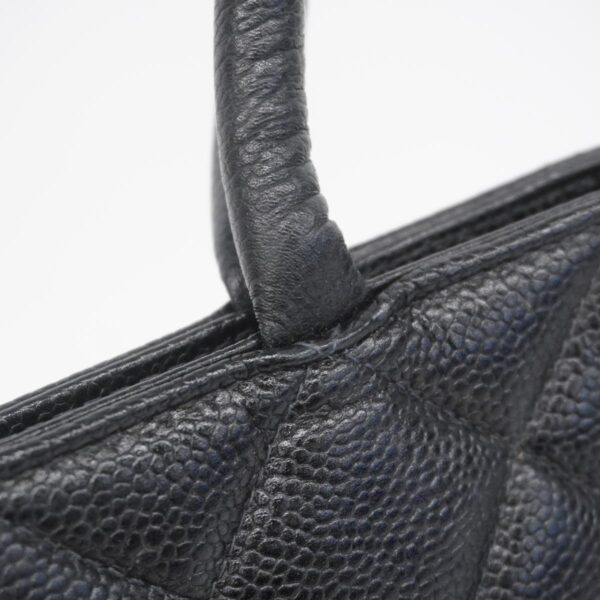 1240001054055 14 Chanel Caviar Skin Tote Bag Black