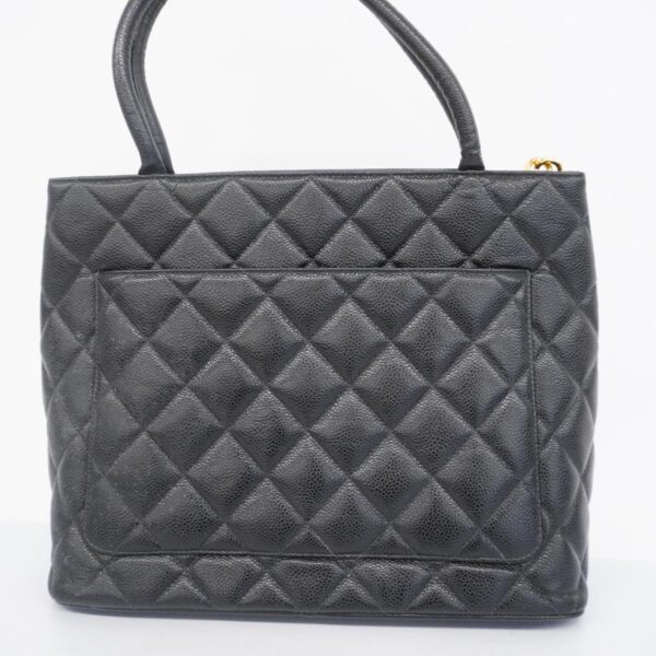 1240001054055 16 Chanel Caviar Skin Tote Bag Black