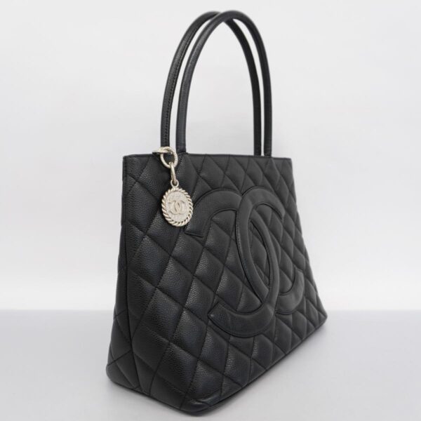 1240001054347 2 Chanel Caviar Skin Tote Bag Black