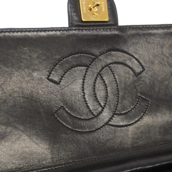 1240001054359 8 Chanel Matelasse Chain Lambskin Shoulder Bag Black