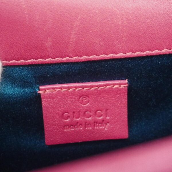 1240001054545 5 Gucci Velor Shoulder Bag Pink