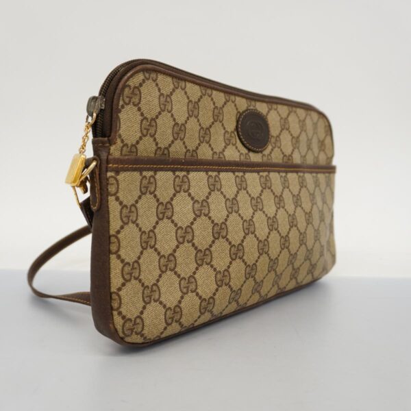 1240001054783 2 Gucci GG Supreme Shoulder Bag Brown