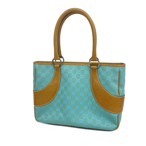 1240001054812 1 Gucci GG Tote Bag Brown Blue