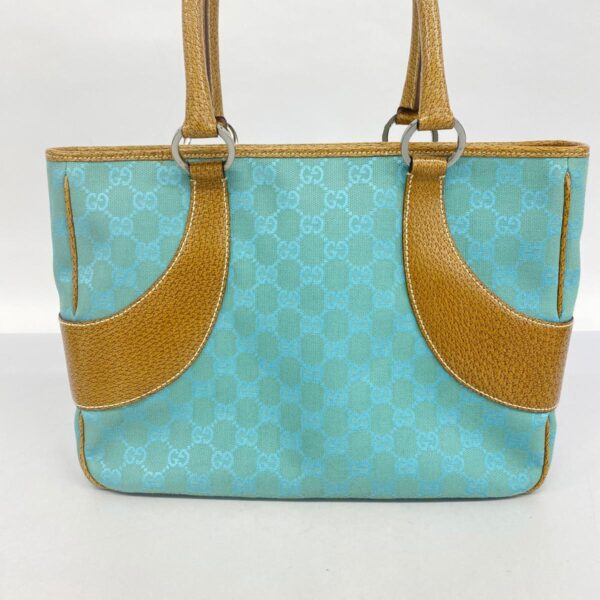 1240001054812 12 Gucci GG Tote Bag Brown Blue