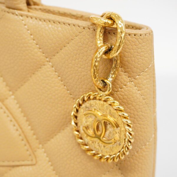 1240001054932 10 Chanel Caviar Skin Tote Bag Beige