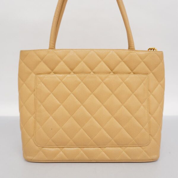 1240001054932 11 Chanel Caviar Skin Tote Bag Beige