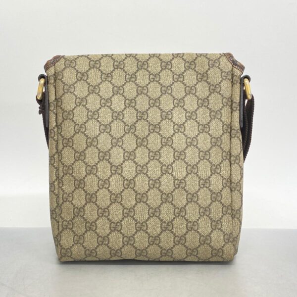 1240001055026 13 Gucci GG Supreme Shoulder Bag Brown Beige