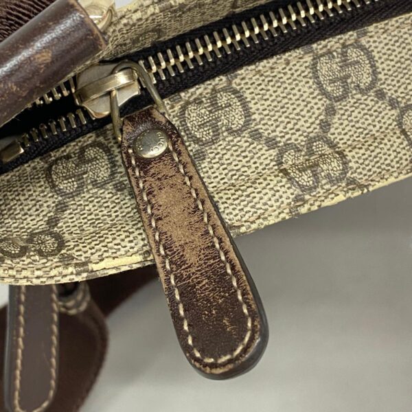 1240001055027 8 Gucci GG Supreme Shoulder Bag Brown Beige