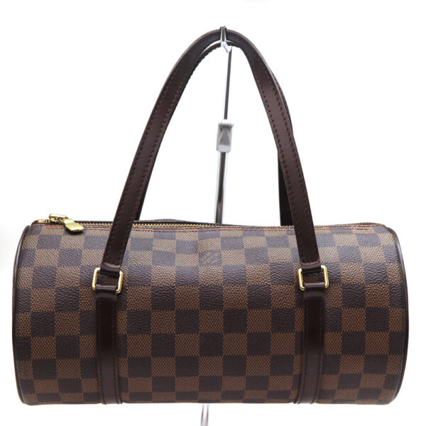 1264 1 Louis Vuitton Papillon 26 Damier Canvas Handbag Brown