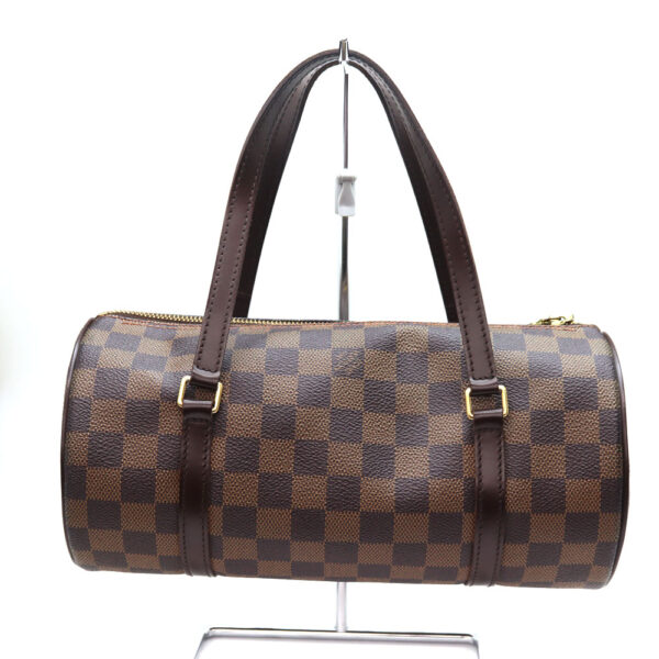 1264 2 Louis Vuitton Papillon 26 Damier Canvas Handbag Brown