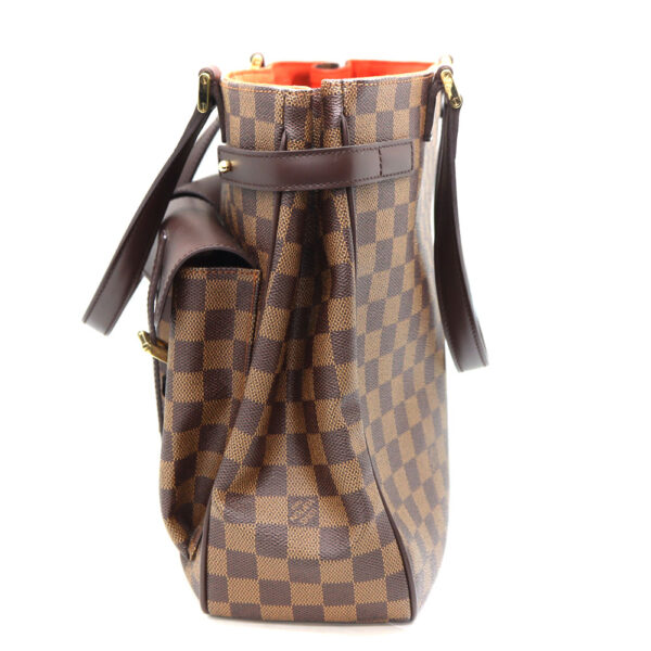 1267 3 Louis Vuitton Uzes Damier Ebene Handbag Brown