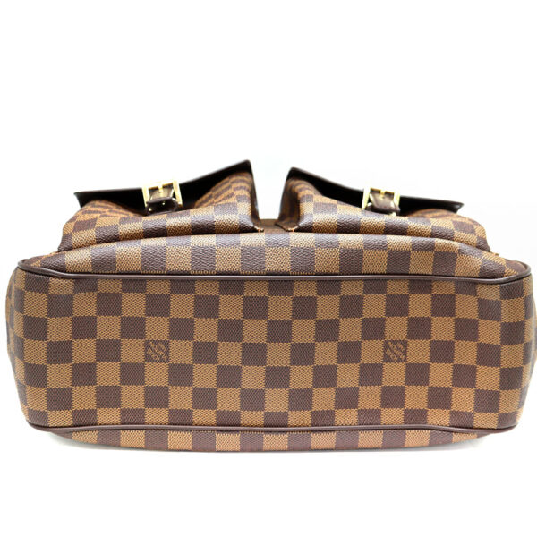 1267 5 Louis Vuitton Uzes Damier Ebene Handbag Brown